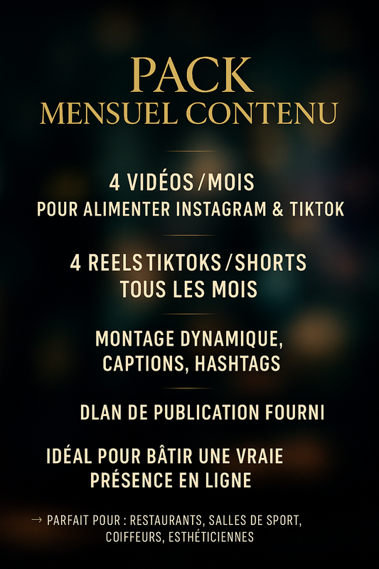 2- Pack Mensuel